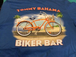 Tommy Bahama Biker Bar Tee Shirt - Size Xxs - Cobalt Craze - New With Tags - £24.99 GBP