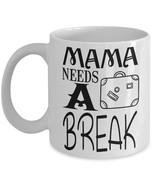 Mama Needs a Break, Tired Mom Mug, Mom Birthday Gift, Mothers Day Gift, ... - £10.98 GBP