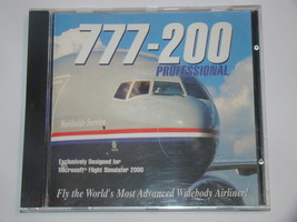 777-200 PROFESSIONAL Designed for Microsoft Flight Simulator 2000 (Disc &amp; Case) - £15.69 GBP