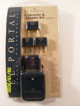 El Portal Converter &amp; Adaptor Kit With Pouch Travel Accessories - £11.63 GBP