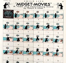Midget Movies Game Traffic Cop Frank Cook 1933 Comic Color Plate Print DWFF15 - £25.56 GBP