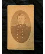Early CDV Photo Military Portrait - $12.99