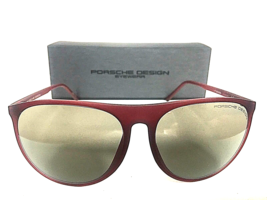 New PORSCHE DESIGN P 8596 P8596 C Cat.2 58mm Burgundy Women&#39;s Sunglasses - $189.99