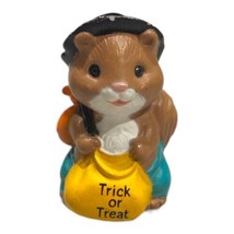 Vintage 1990 Hallmark Merry Miniatures Halloween Trick Or Treat Squirrel Figure - £5.51 GBP