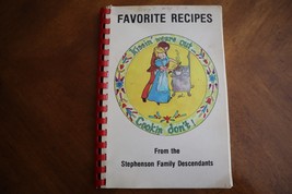 Favorite Recipes From The Stephenson Family Descendants Kissin Wears Out... - $533.09 MXN