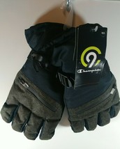 C9 Champion Men&#39;s Ski Gloves Water Proof Duo Dry Black Green New With Tags - £8.24 GBP