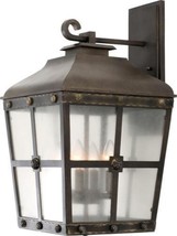 Wall Sconce Kalco Sherwood Classic Large 4-Light Aged Bronze Clear Cloud - £2,557.13 GBP