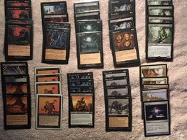 Black Return From Graveyard Recursion Deck Draw Magic Mtg Death Pit Buried Alive - £79.91 GBP