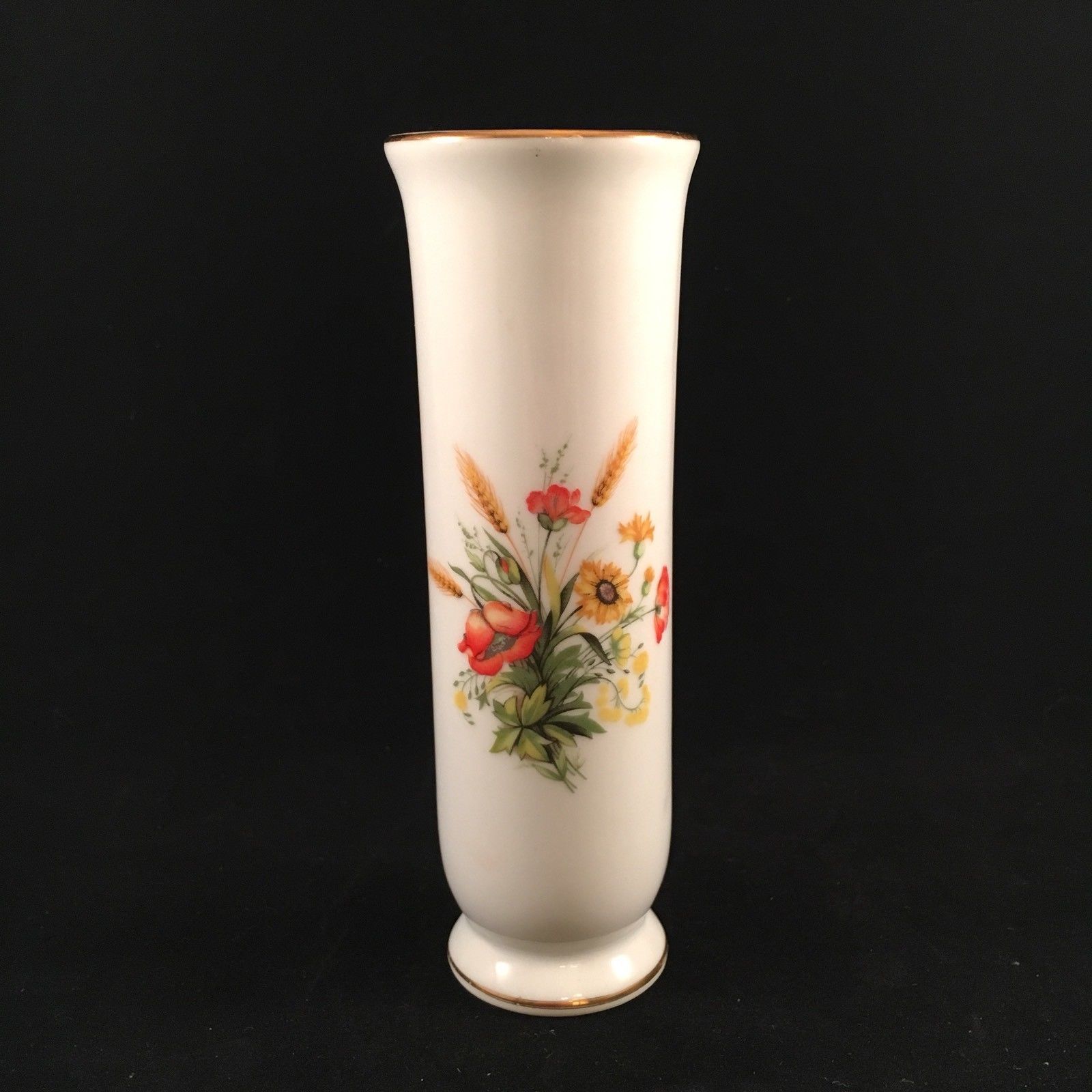 Lefton China Wild Flowers Pattern #1403 Bud Vase Hand Painted - $8.16