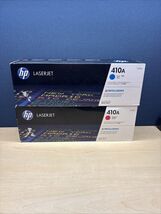 Lot Of 2 Genuine HP 410A Magenta And Cyan Toner Cartridge CF413A/CF411A - $198.00