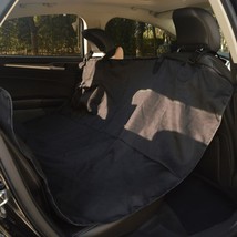 Pet Rear Car Seat Cover 148x142 cm Black - £12.62 GBP