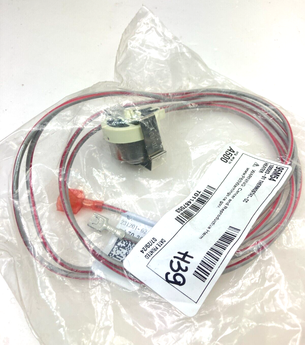 Lennox 100503-01 Defrost Thermostat Sensor Cat # 95M54 new old stock #H39 Item image 2