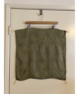 Vintage Olive Green 21&quot; Square Pillow Cover (No Filling) - $188.17 MXN