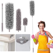 Microfiber Duster for Home, Microfiber Duster Cleaning Kit with Telescoping - £13.25 GBP