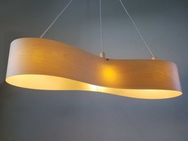 Nordic Lamp, Wooden Ceiling Light, Hanging Lamp, Cool Lamps, Veneer Wood Modern - £234.93 GBP