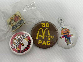 Vintage lot of  McDonald’s pins 1980s 80 Pac - £9.74 GBP