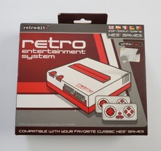 Retro-Bit Retro Entertainment System NES White &amp; Red Console Complete Wi... - £23.59 GBP