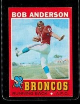 Vintage 1971 Topps Tcg Football Trading Card #212 Bob Anderson Denver Broncos - £7.73 GBP