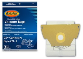 EnviroCare Replacement Micro Filtration Vacuum Cleaner Dust Bags for GE Canister - £10.02 GBP