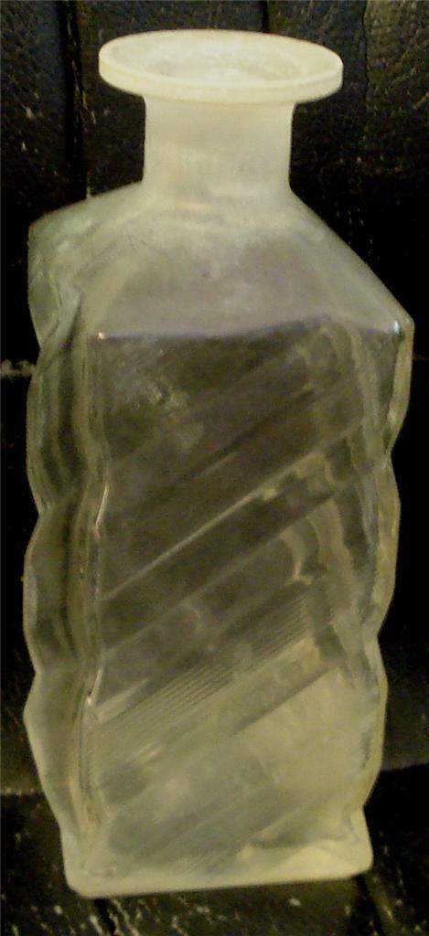 Vintage Iridescent Glass Liquor Decanter, GOOD CONDITION, NICE PATTERN - $14.84