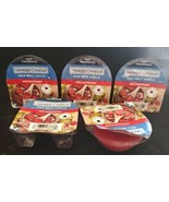 YANKEE CANDLE WAX MELT TART SINGLE red raspberry new one open slightly - $11.39