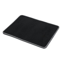 [Pack of 2] Cat Litter Mat EVA Honeycomb Double Layer Kitty Litter Trapping C... - £35.87 GBP