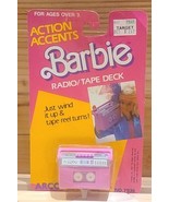 Action Accents Barbie Pink Radio/Tape Deck 1987 Mattel NIB NRFB - $19.09