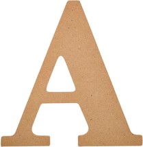 Plaid Wood Unfinished Letter 8&quot; Wooden Surface Perfect for DIY Arts and ... - $247.27 MXN