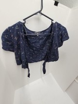 Charlotte Russe Crop Top With Tie On Bottom Size Medium - $6.85