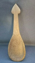 Large Vintage Hand Carved Wood Spoon 15&quot; - £17.80 GBP