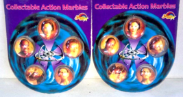 2 STAR TREK DS9 Acrylic Plastic Character Marbles MIP 1993 Two 4 Price of 1 - £7.95 GBP