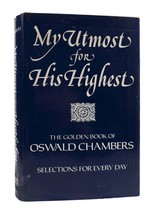 Oswald Chambers My Utmost For His Highest 66th Printing - £106.28 GBP