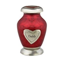Red Heart of Love Mini  Urn - Engraving Option - £15.71 GBP
