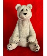 Vintage 2000 Polar Bear Boo Quarry Critters Second Nature Design 2.5&quot;Tall - $25.79 CAD