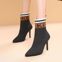 New Autumn Women Super High Heels Shoes Sexy Dress Fashion Socks Boots S... - £30.91 GBP