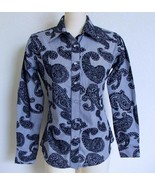 NEW Brooks &amp; Dunn by Panhandle Slim Western Shirt M Pearl Snaps Paisley ... - $39.99