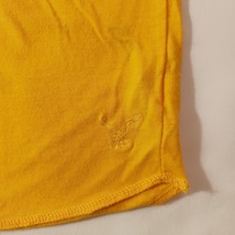 American Eagle Outfitters Women's Yellow & Gray 3/4 Sleeve Henley T-Shirt Small image 4