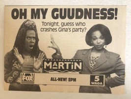 Martin Tv Guide Vintage Print Ad Martin Lawrence Tisha Campbell Tpa12 - £4.65 GBP