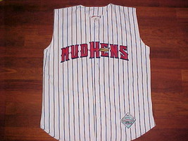 Jersey Express Minor League Toledo Mud Hens Sleeveless Vest Stripes Jersey M New - $136.42