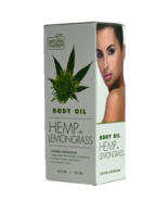 Count Natural Therapy 4 Oz Hemp + Lemongrass Cooling &amp; Revitalizing Body... - $22.84 CAD