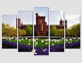 Smithsonian Castle in Washington Canvas Print USA Wall Decor USA Architecture Wa - £39.29 GBP