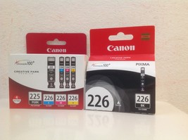 Canon PGI-225 Black CLI-226 B/C/M/Y Ink Cartridges, Genuine 5-Pack - £41.08 GBP