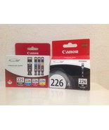 CANON PGI-225 Black CLI-226 B/C/M/Y Ink Cartridges, Genuine 5-Pack - $51.99