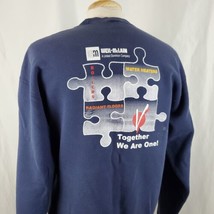 Vintage Weil-McClain Crew Neck Sweatshirt XL Blue Water Heaters Boilers Made USA - $19.99