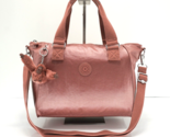 Kipling Amiel Medium Handbag Shoulder Bag K16616 Polyamide Copper Metall... - $89.95
