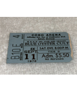 BLUE OYSTER CULT  SPIRIT  1976 CONCERT TICKET STUB COBO HALL DETROIT MI ... - £19.69 GBP
