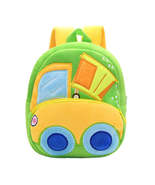Anykidz 3D Green Car Dumper Kids School Backpack Cute Cartoon Animal Sty... - £33.10 GBP