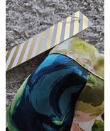 Ladies skirt Clements Ribeiro 14 Green Teal Pink Floral NEW Wedding - $13.12