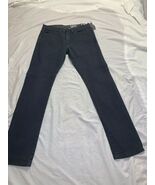 NEW MENS FOX T-REX SKINNY FIT SALT BLUE JEANS TAGGED 31 MEASURES 31X32 - $809.62 MXN