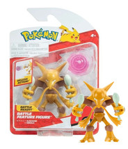 Pokemon Alakazam Battle Feature Figure New in Package - £19.56 GBP